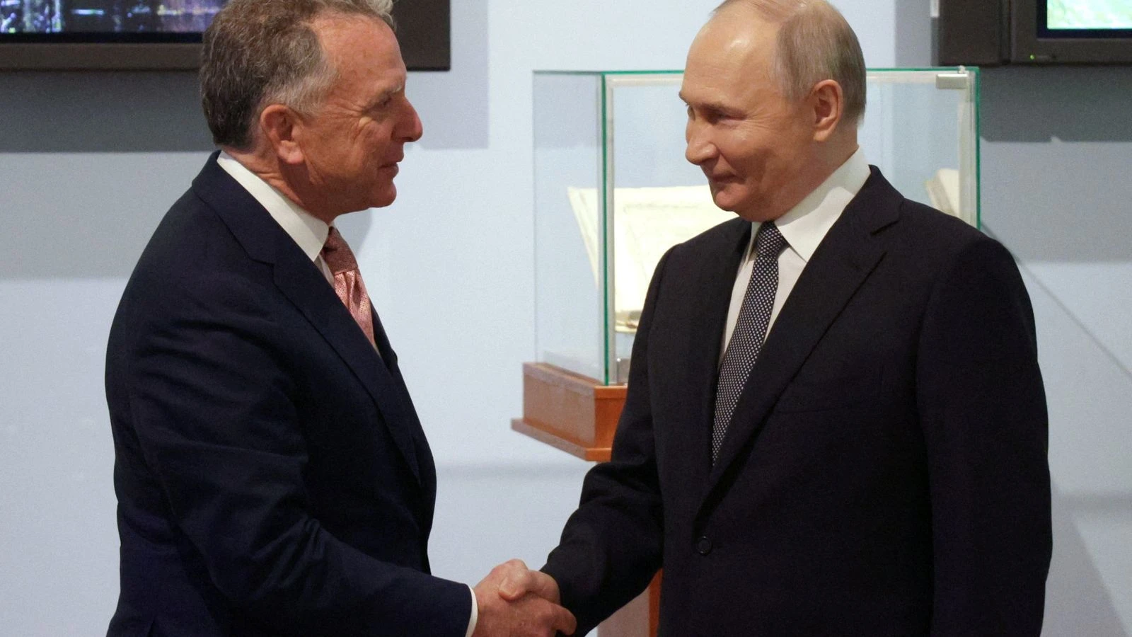 US envoy meets Putin for talks - as Trump calls for Russia to 'get moving' on Ukraine