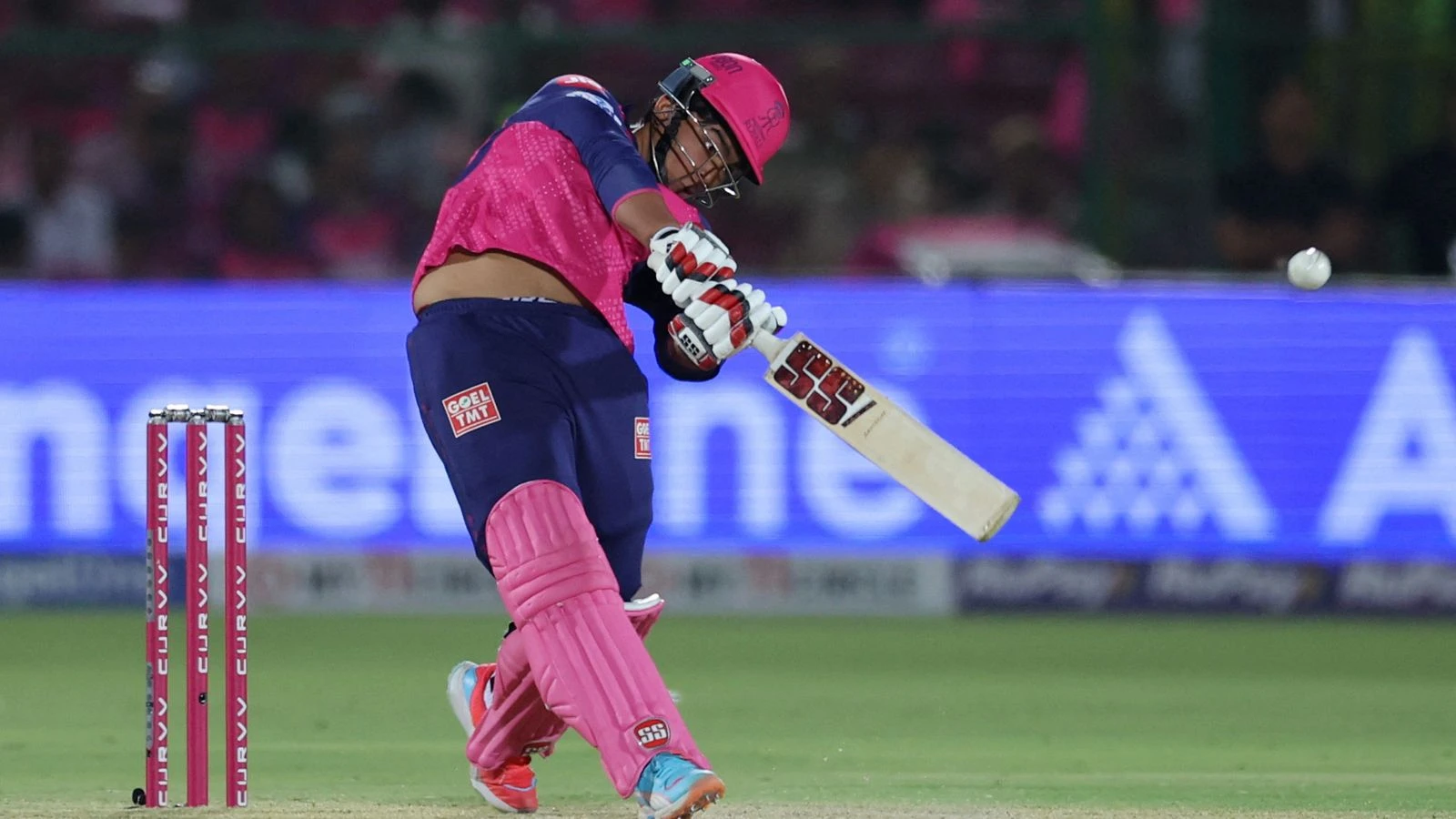 Boy, 14, makes history as youngest player in cricket's Indian Premier League - hits six first ball