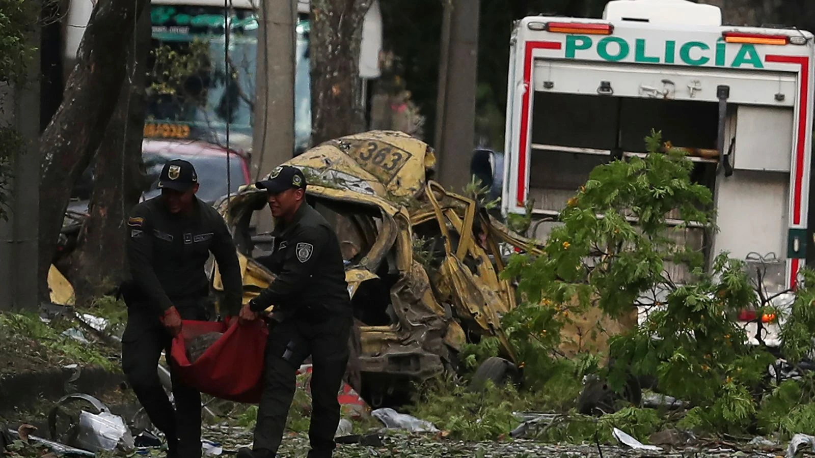 At least 17 dead after car bombing and helicopter attack