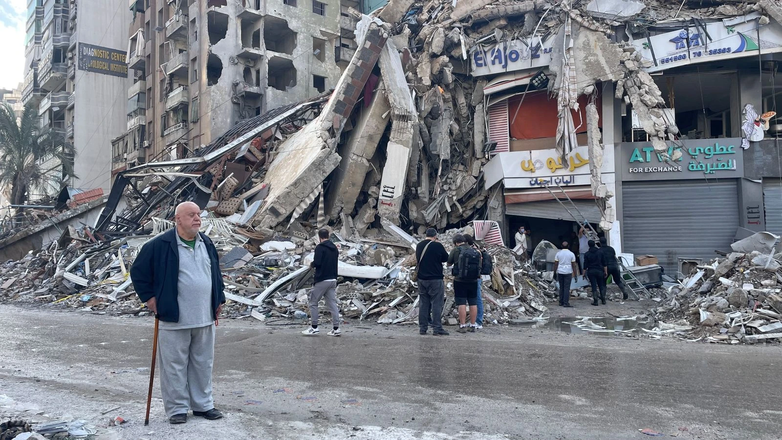 Hezbollah flags still fly in Lebanon as the fragile peace deal continues to hold