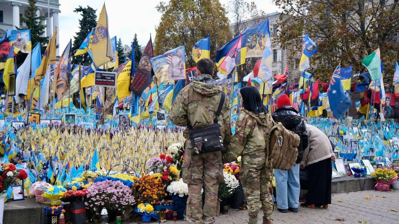 Ukrainians mourn their war dead after almost 1,000 days of war - but US move sparks hope