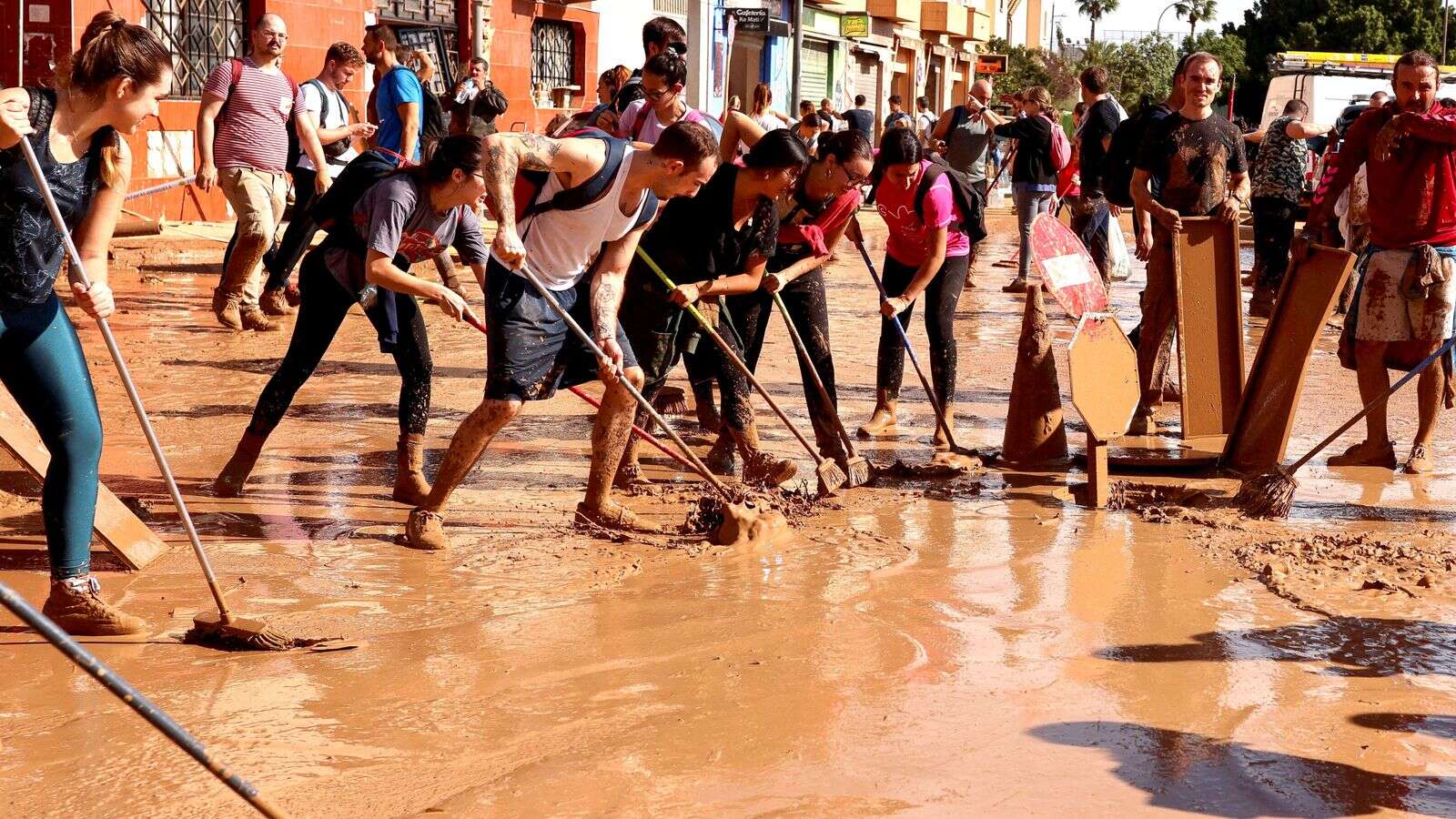 Spain mounts biggest peacetime disaster recovery after devastating floods - as King writes to counterpart