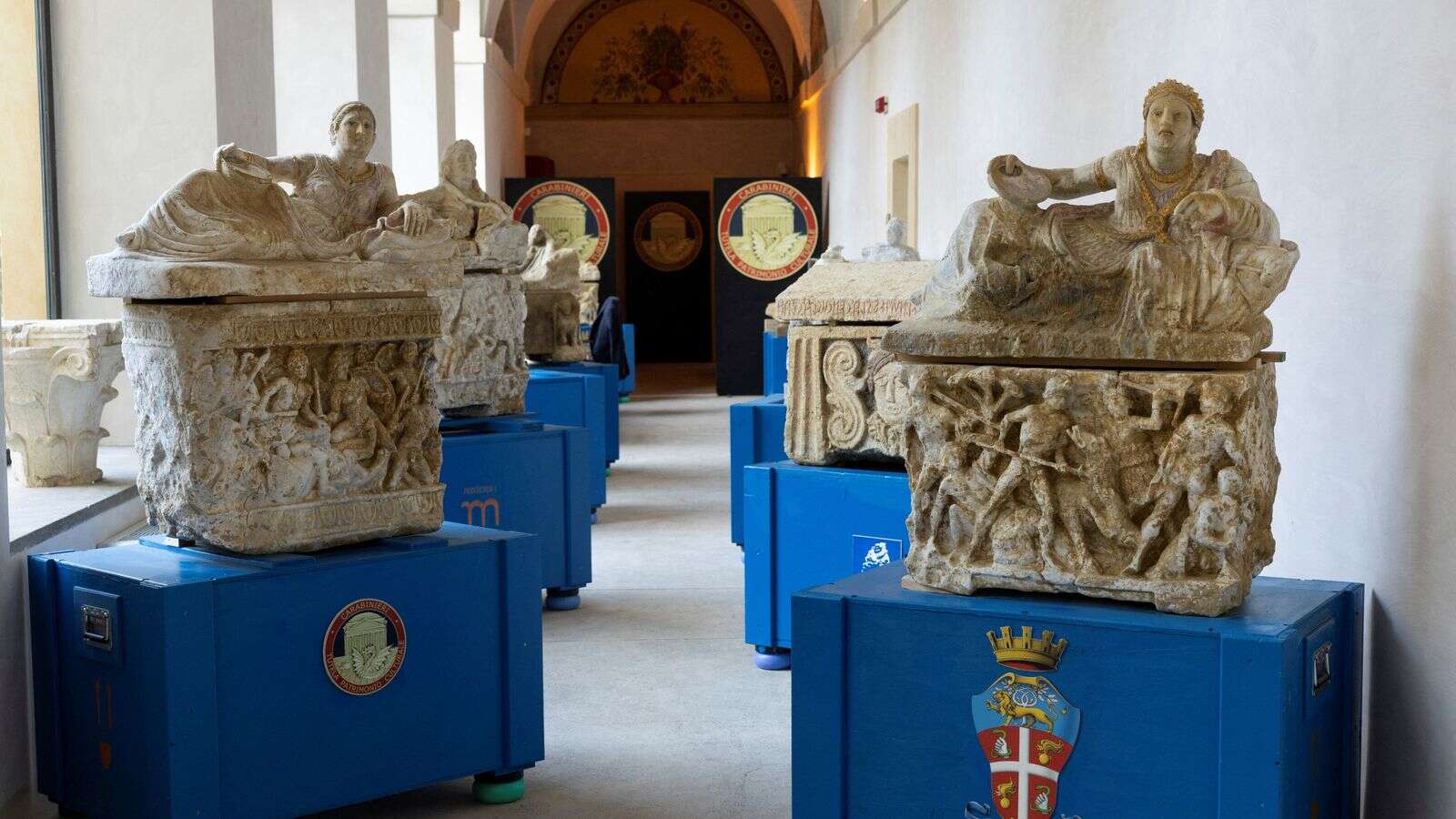 Italian police recover £6m treasure looted by amateur 'tomb raiders'