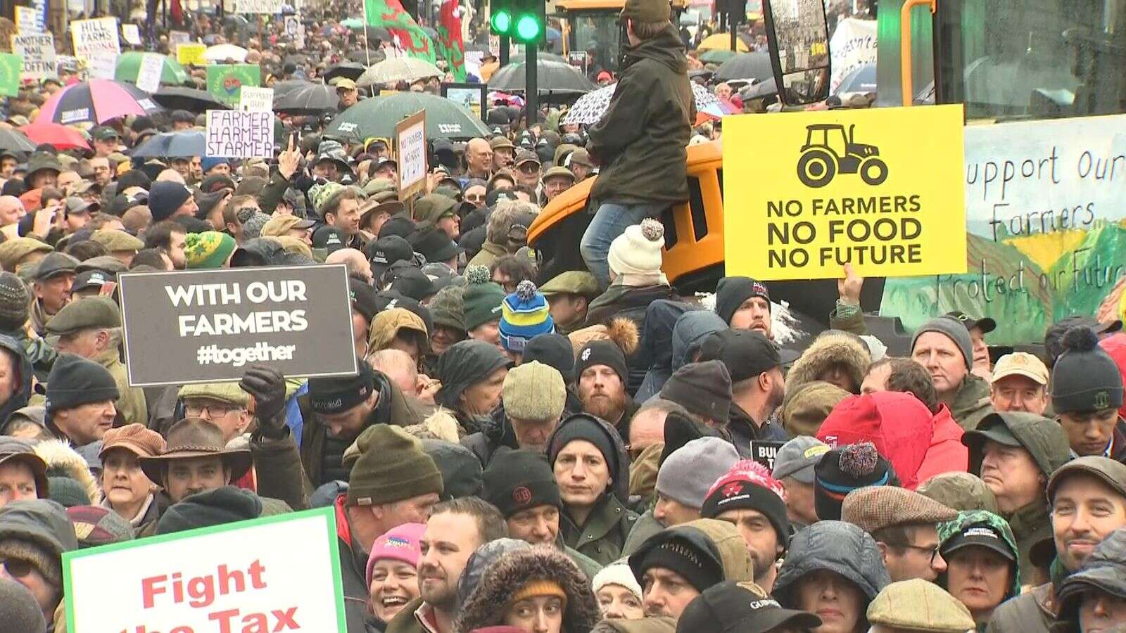 Farmers' tax protest portrays mounting concern for a sector that feels like it's being pushed aside