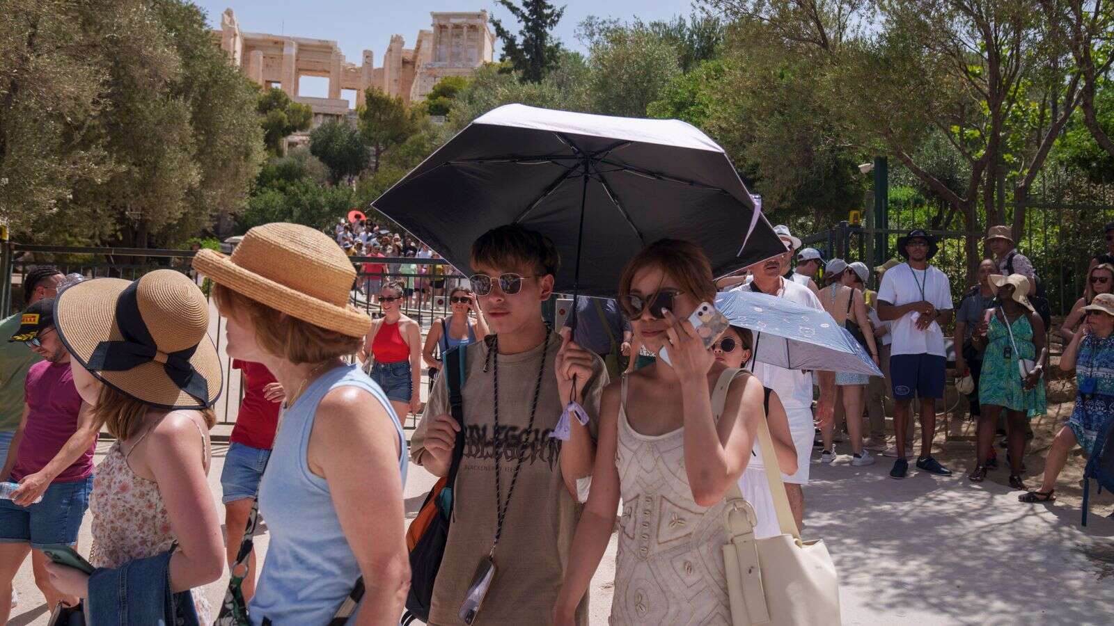 Greece shuts schools and Acropolis as 43C heatwave hits