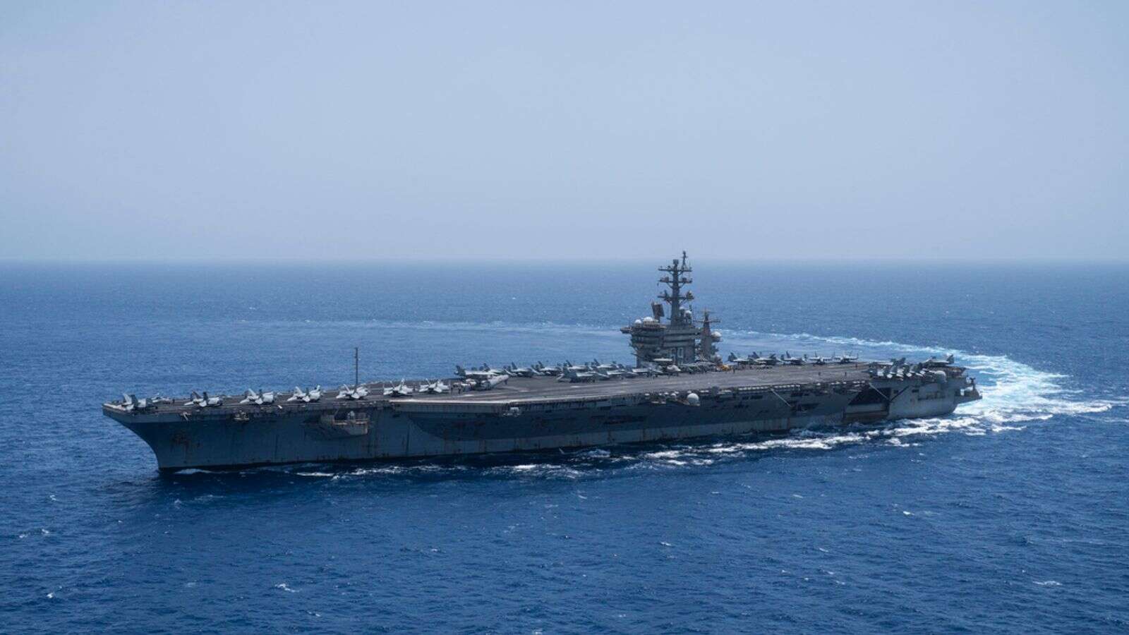 Houthi claim about aircraft carrier attack is false, US officials say