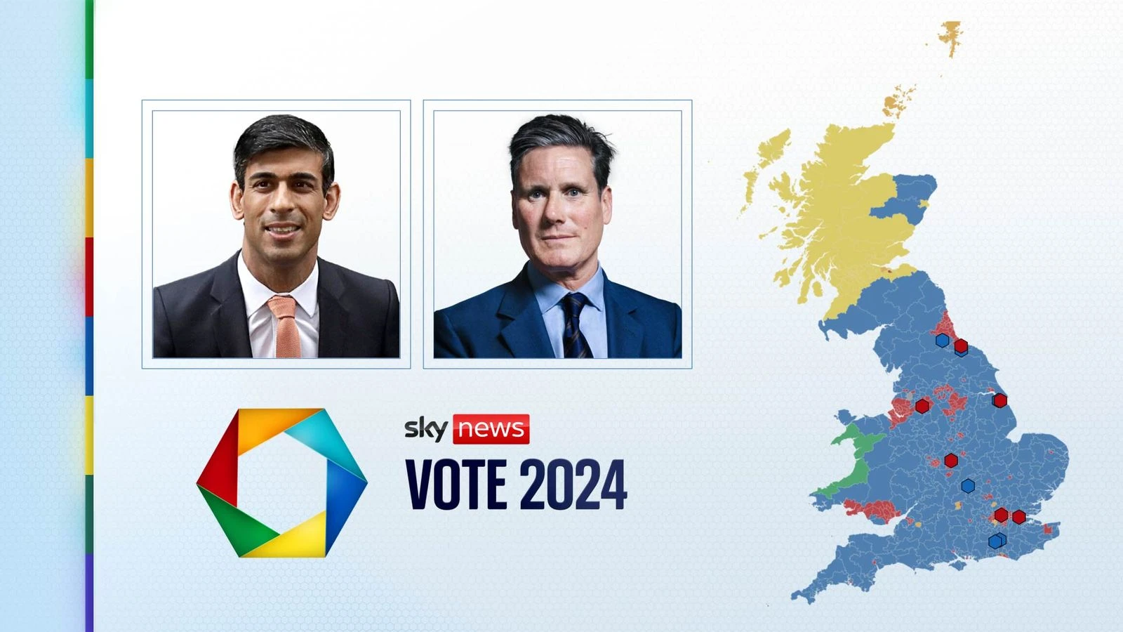 Election campaign midpoint: Lonely Sunak fights a battle on three fronts