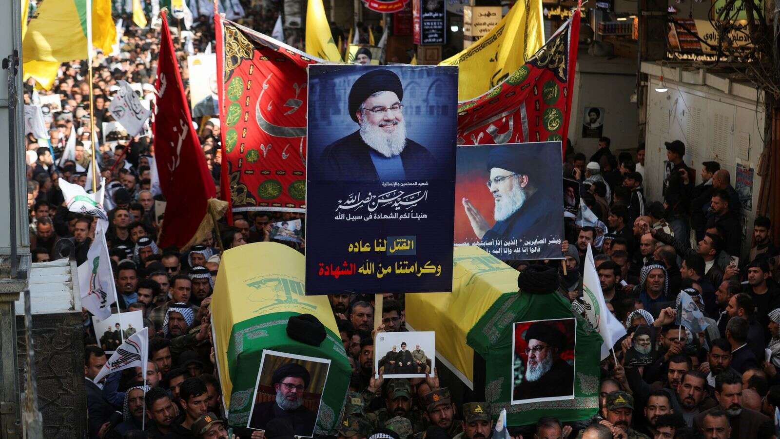 Supporters mourn charismatic leader - with Hezbollah left in crisis