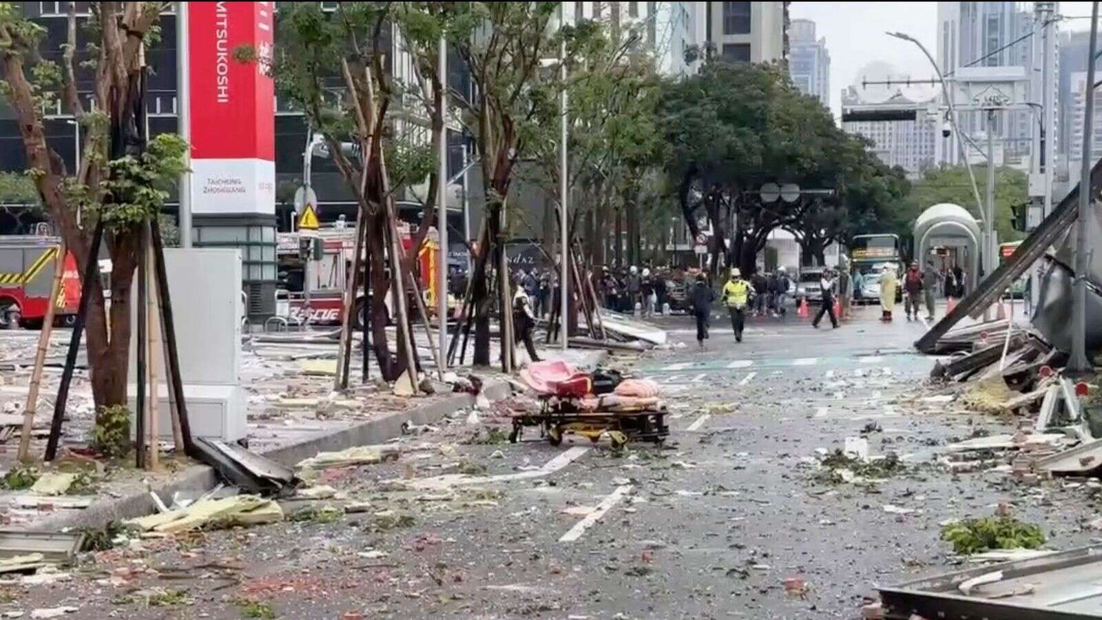 Gas explosion at department store in Taiwan kills at least four people