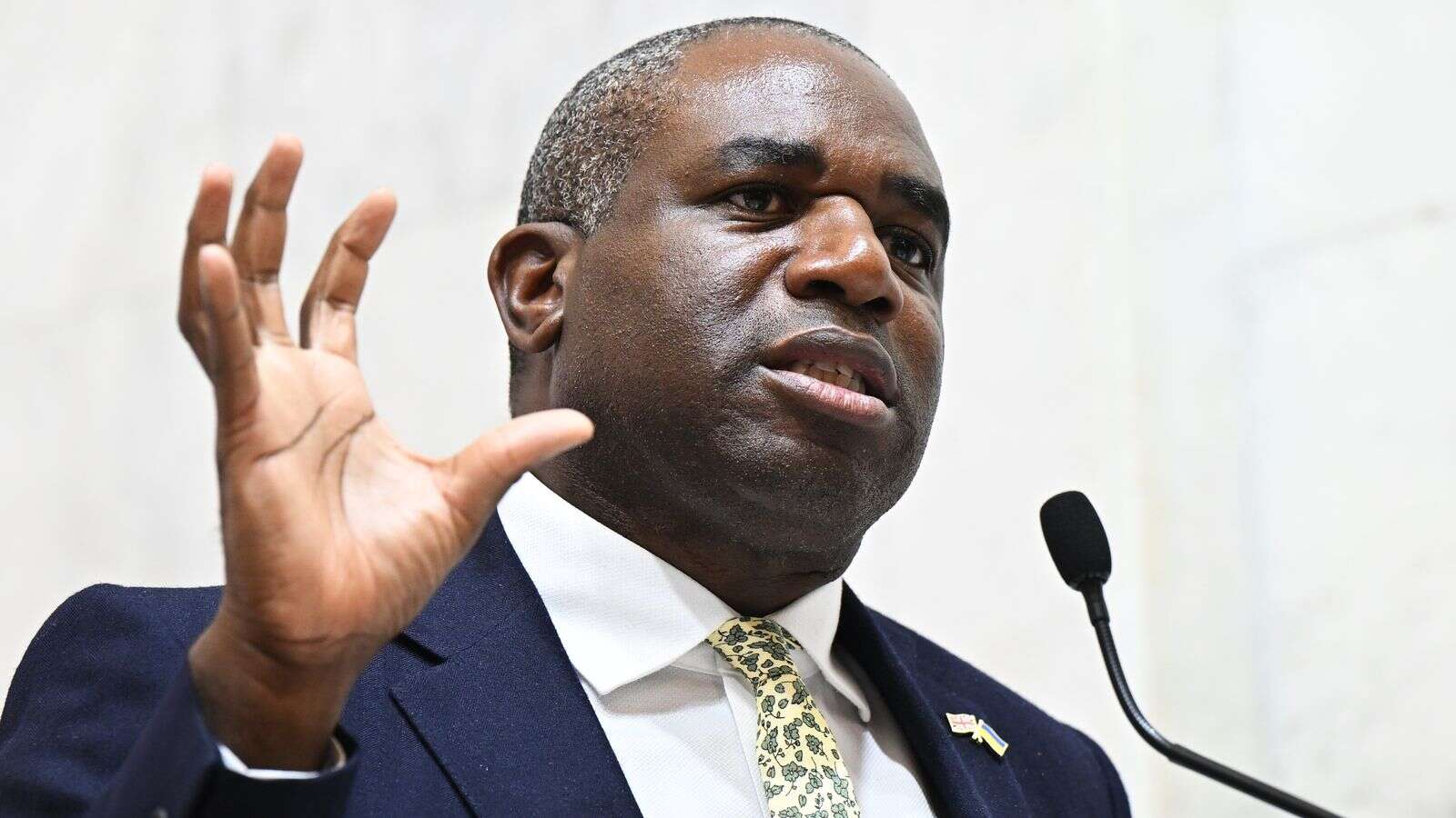 David Lammy promises £55m in support for Ukraine on visit to war-torn country