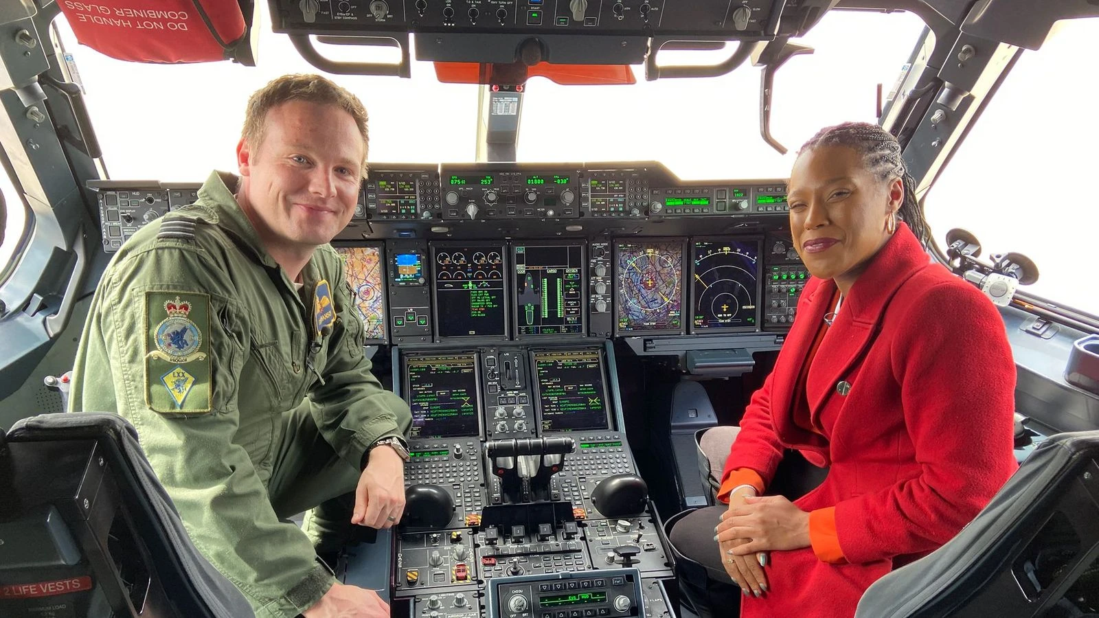 The thrilling and surreal experience of being inside a plane taking part in the VE Day flypast