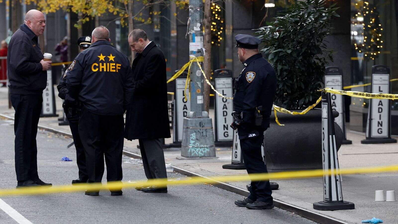 Police giving update after insurance boss shot dead outside New York hotel | Watch live