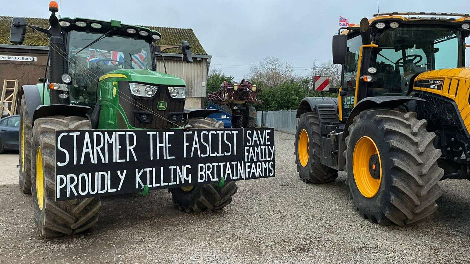 Tractors descend on Westminster as farmers protest against budget | Watch live