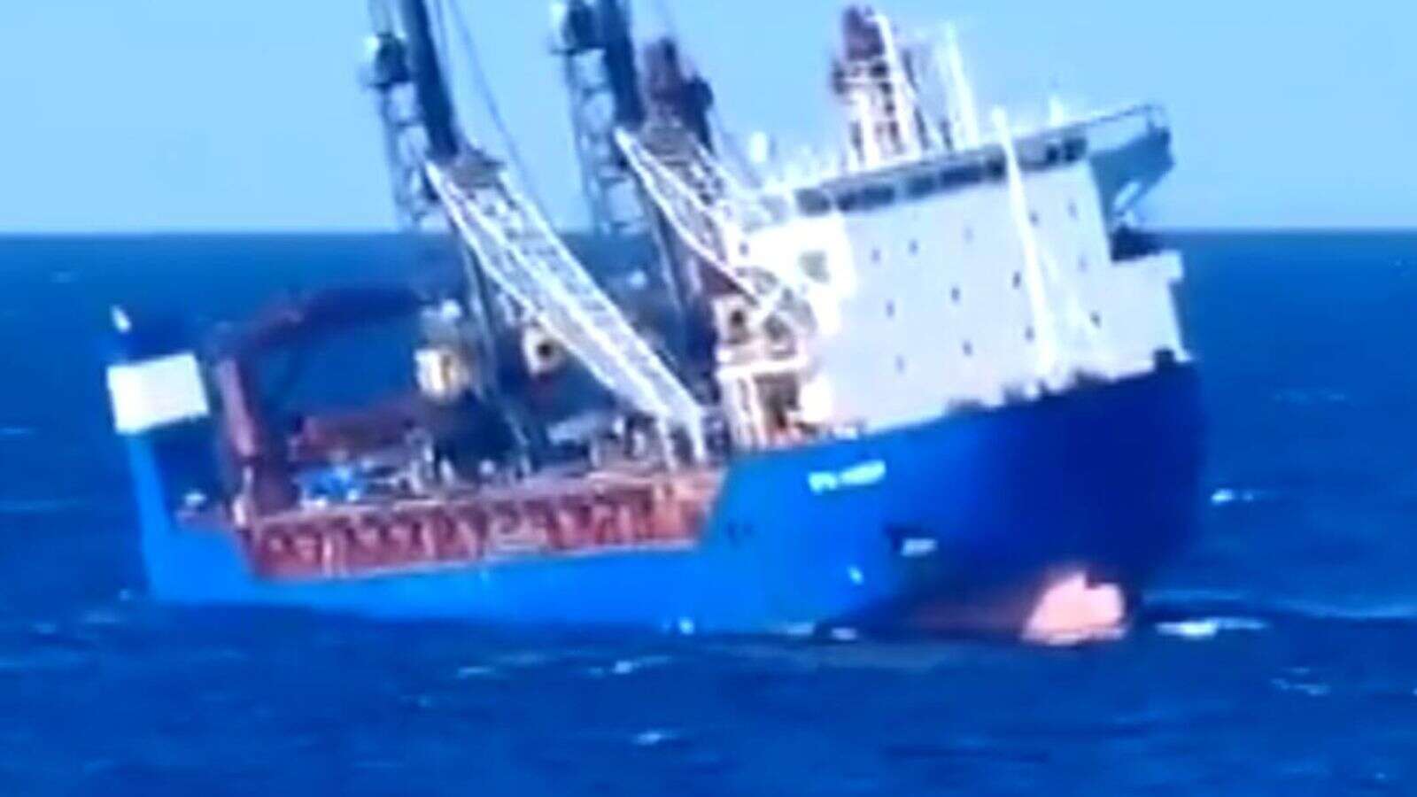 Russia says sinking of ship sent to Syria to collect weapons was an 'act of terrorism'