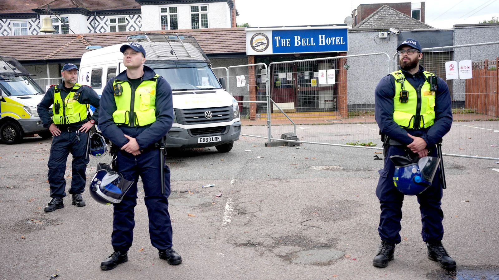 Two more charged after protest outside asylum-seeker hotel