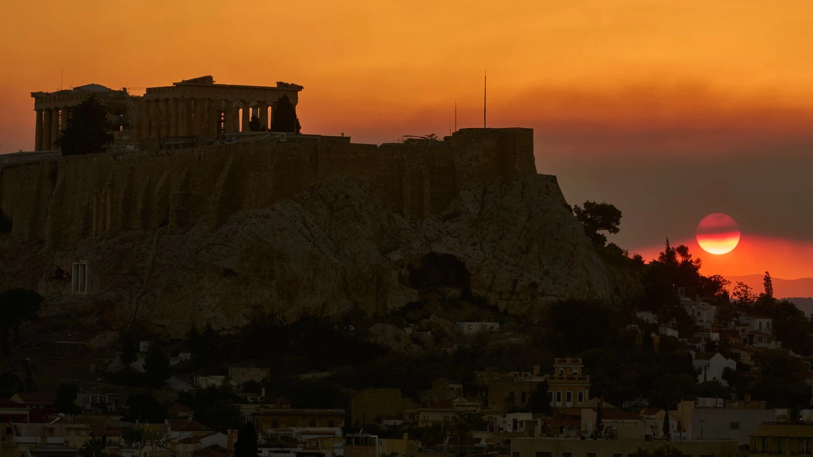 Parts of Athens evacuated after more than 50 wildfires in 24 hours