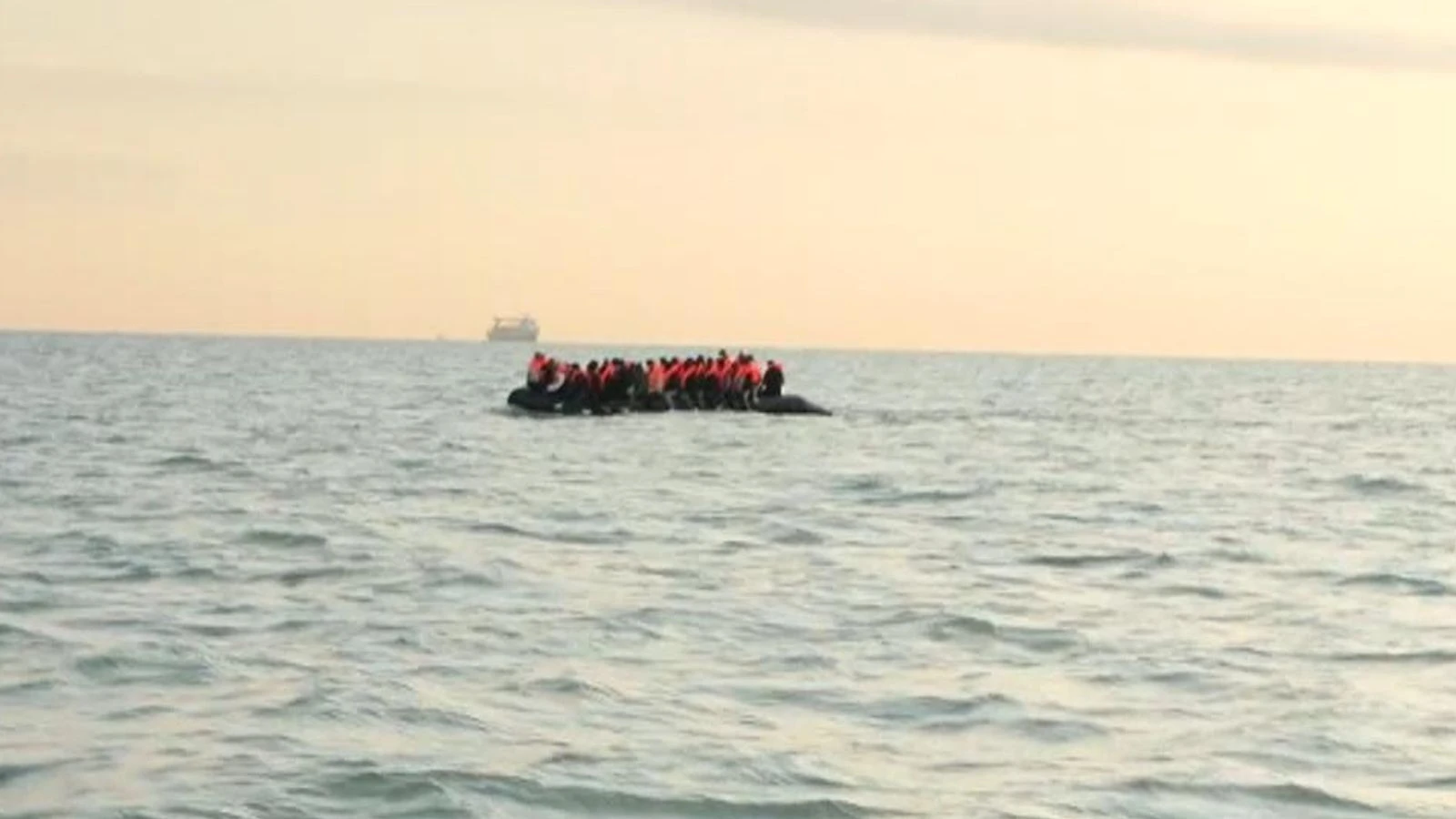 This flimsy vessel carrying migrants could reach British waters in a few hours' time
