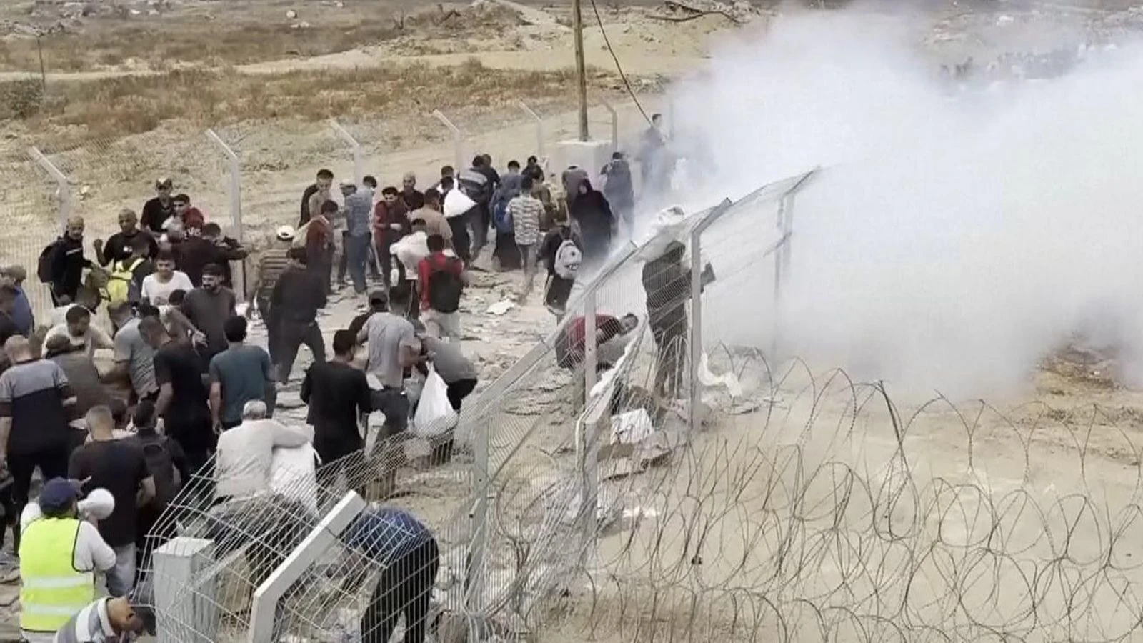 Gaza aid group reacts to claims American contractors fired at starving Palestinians