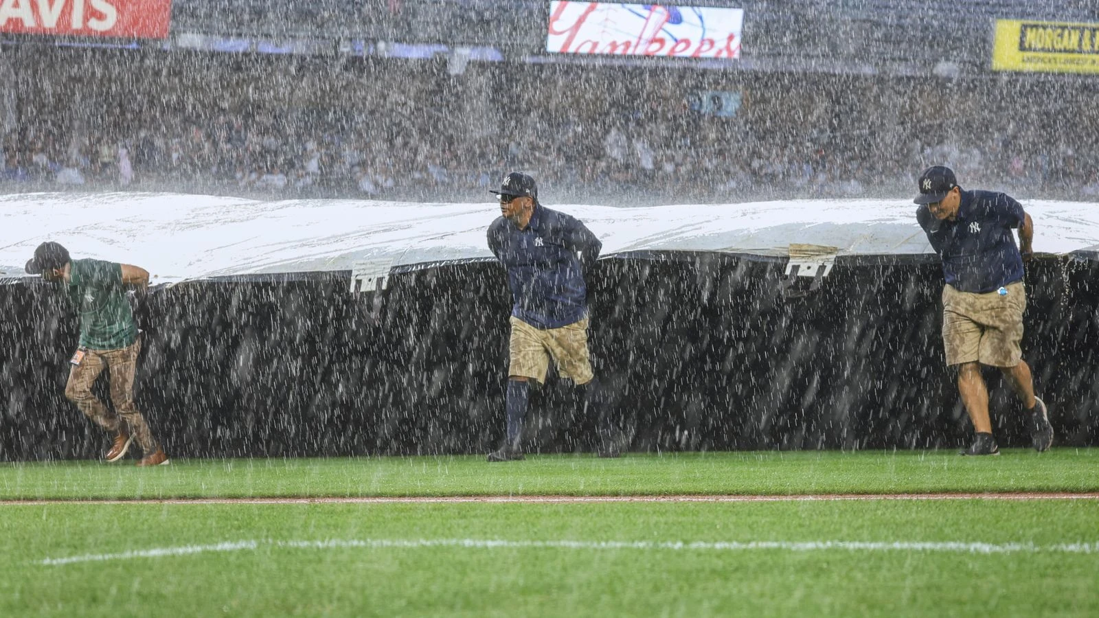Heavy rain and flash floods batter US east coast with emergency declared in NYC
