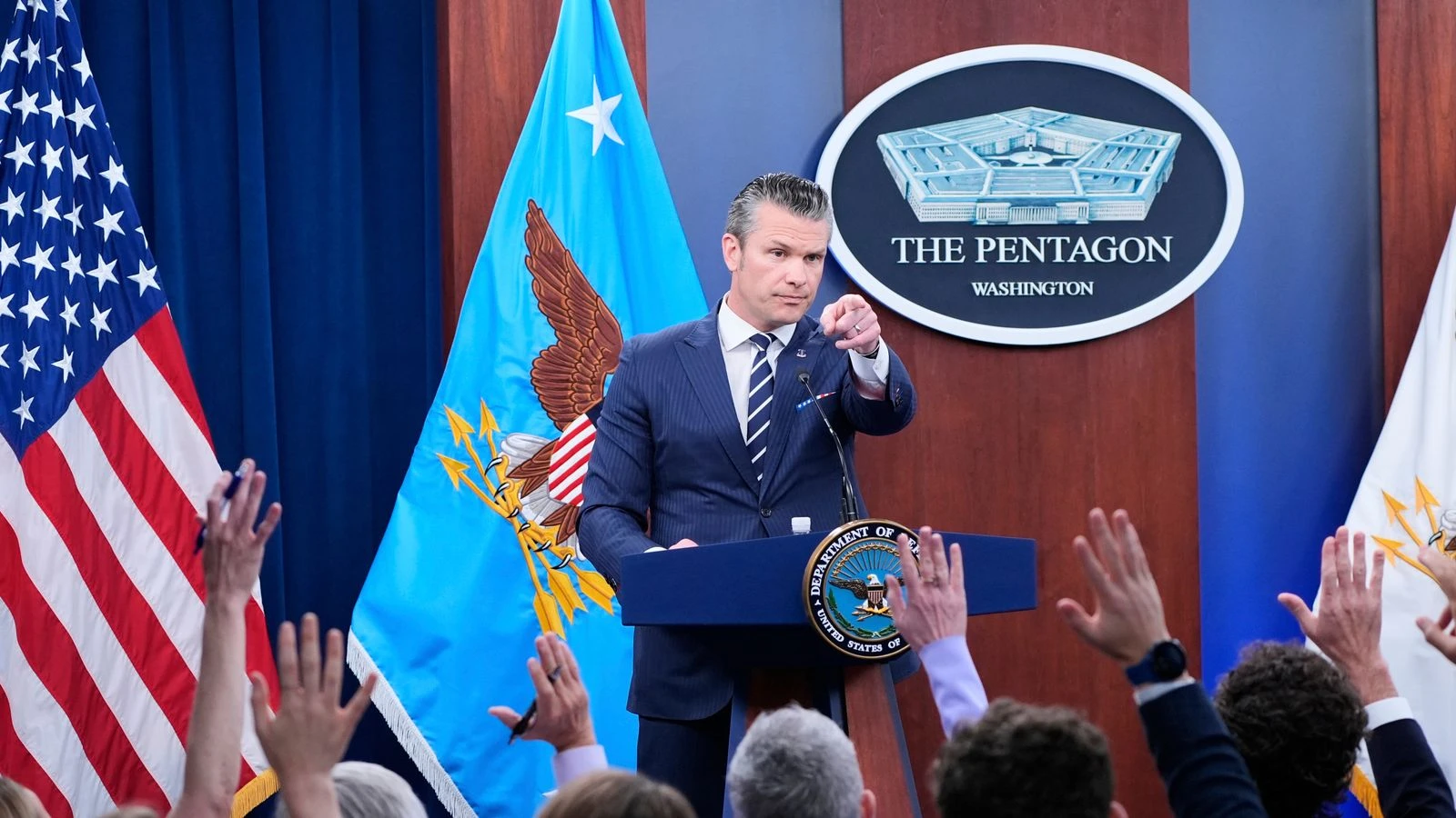 Pete Hegseth gives 'major' update at Pentagon about American strikes on Iran