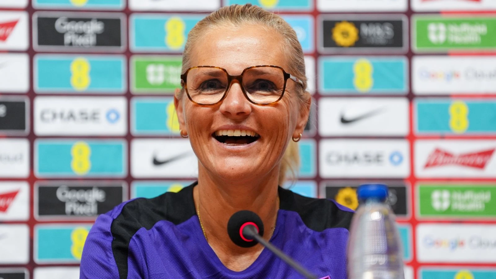 England manager Sarina Wiegman holds news conference ahead of key match at Euros