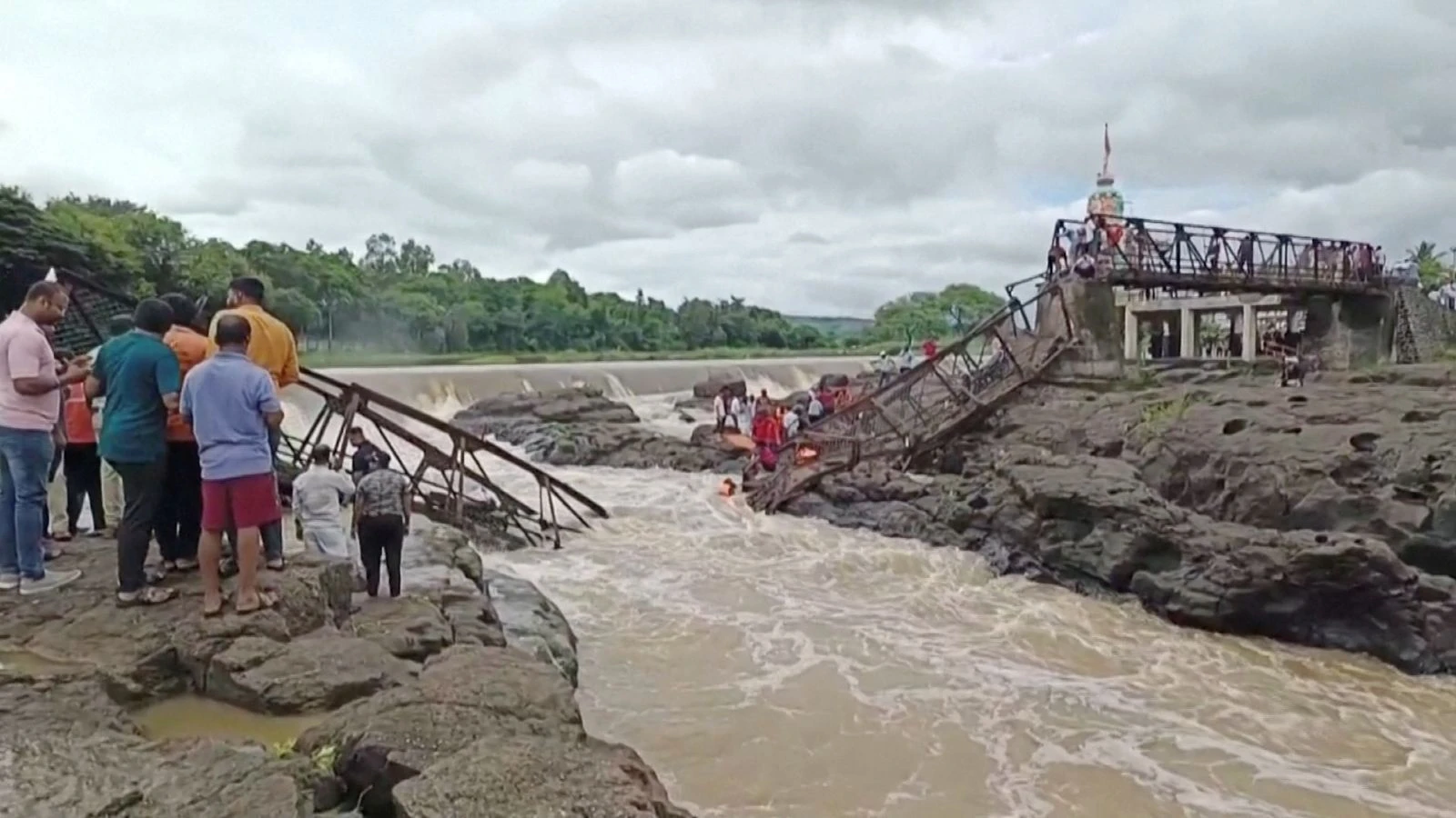 Deaths and injuries reported after bridge collapses in India