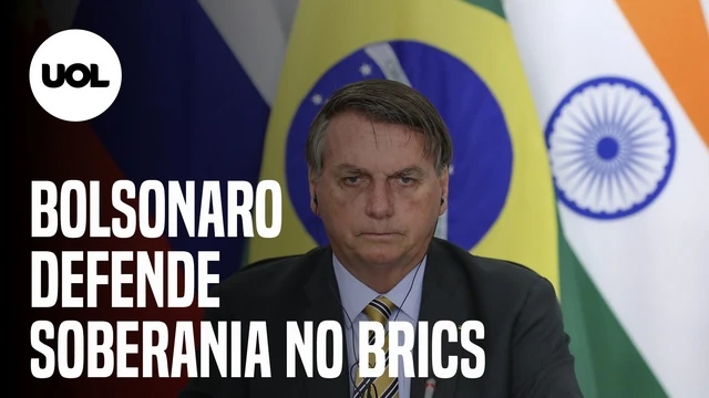 Em fala ao Brics, Bolsonaro ameaça países críticos sobre Amazônia e cobra reforma na OMS