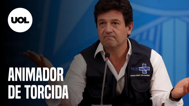 Guedes chama Mandetta de ?animador de televisão?, ao ser questionado sobre críticas do ex-ministro