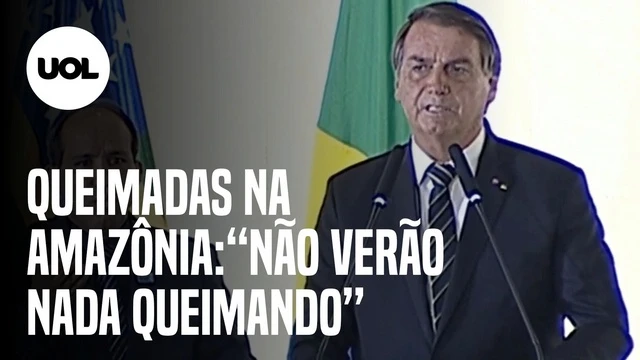 Bolsonaro quer diplomatas em voo para a Amazônia: 