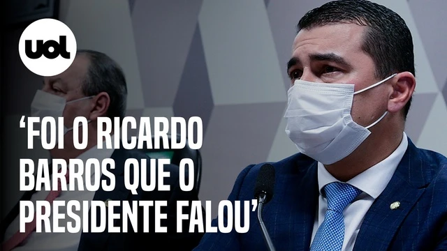 Miranda admite nome de Ricardo Barros em ?rolo? da Covaxin