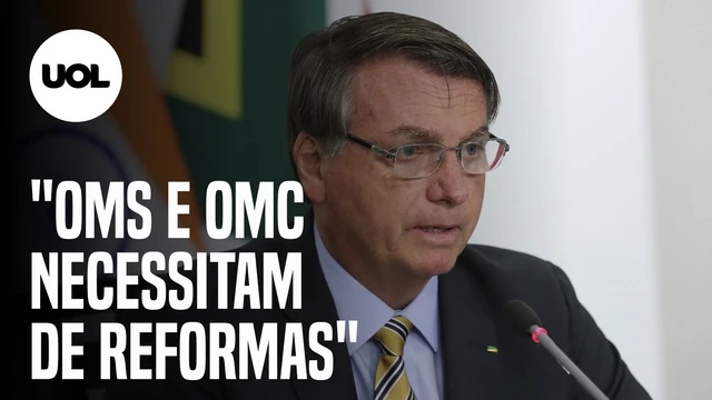 Brics: Bolsonaro cobra reformas na OMS, OMC e Conselho de Segurança da ONU