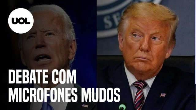 Eleições nos EUA: microfones mudos durante debate