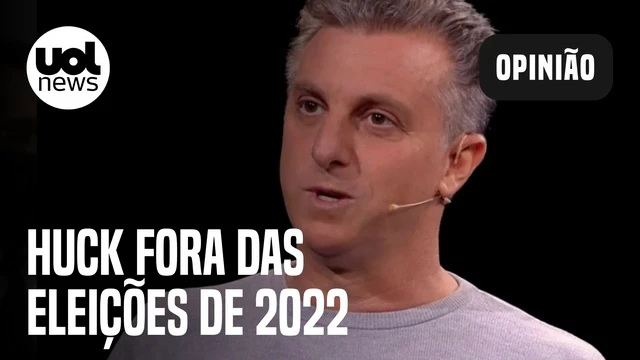 Huck confirma a Bial que está fora da disputa presidencial de 2022 e irá substituir Faustão