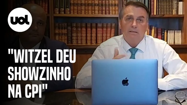 Bolsonaro ataca Witzel na CPI: deu 
