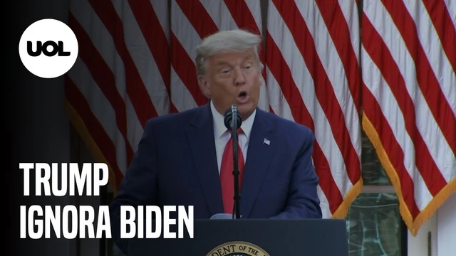 Eleições nos EUA: Trump afirma que ?tempo dirá? quem será presidente em 2021