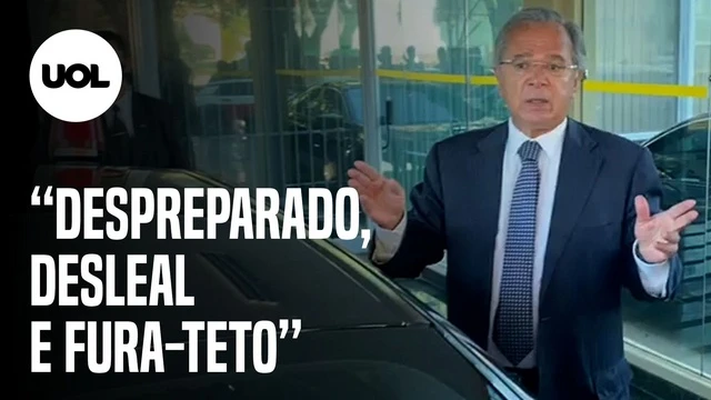 Guedes: ?Se Marinho falou mal de mim, é despreparado, desleal e fura-teto?