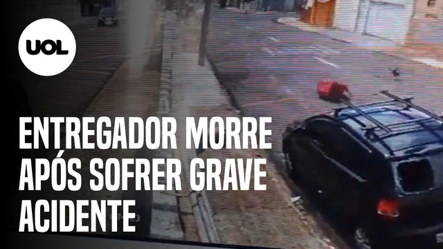 SP: Entregador morre após sofrer grave acidente e ser lançado a outro veículo