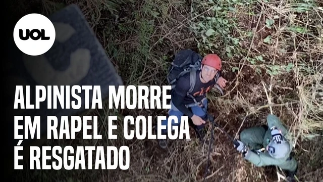 Alpinista é resgatado após colega morrer durante acidente em cânion em SC