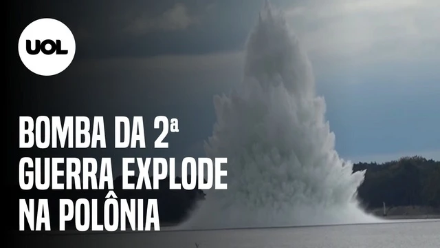 Bomba da 2ª Guerra explode na Polônia durante desativação; assista