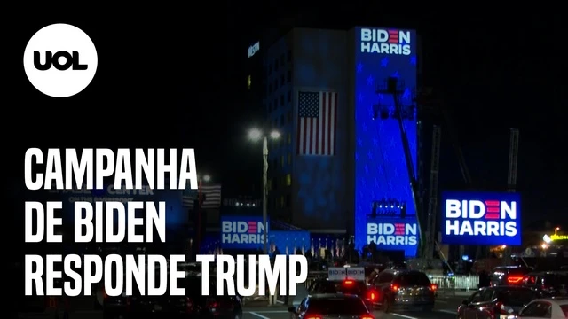 Campanha de Biden diz que está ?pronta para agir? após declaração de vitória de Trump
