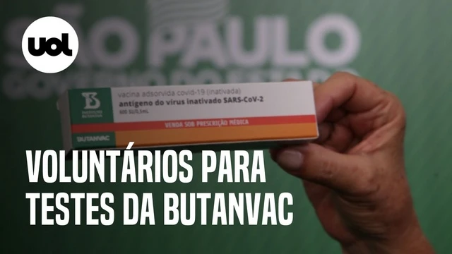 Doria anuncia pré-cadastro de voluntários para testes da vacina Butanvac