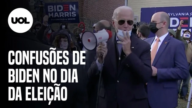 Candidato democrata à Casa Branca comete uma série de lapsos durante uma fala na Filadélfia