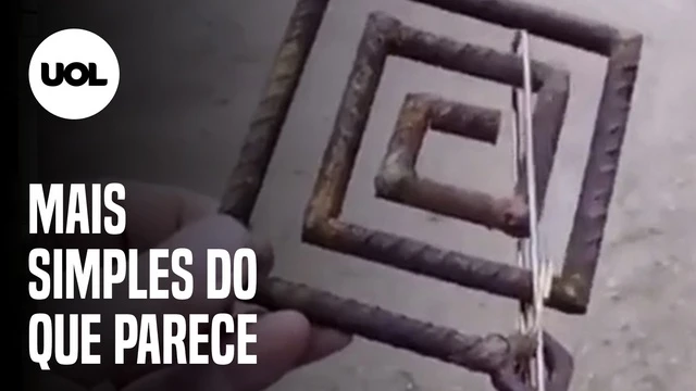 Que bruxaria é essa? Solução de quebra-cabeça de metal viraliza no Reddit