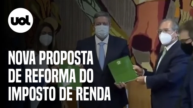 Paulo Guedes entrega a Arthur Lira proposta que muda imposto de renda