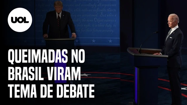 Biden critica queimadas no Brasil e ameaça retaliar, se eleito