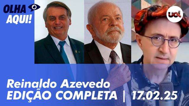 Reinaldo Azevedo: PGR prepara denúncia de Bolsonaro; avaliação de Lula e mais | Olha Aqui 17/02/25