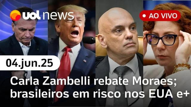 UOL News 2ª Edição com Diego Sarza | Programa Completo | 4 de junho de 2025