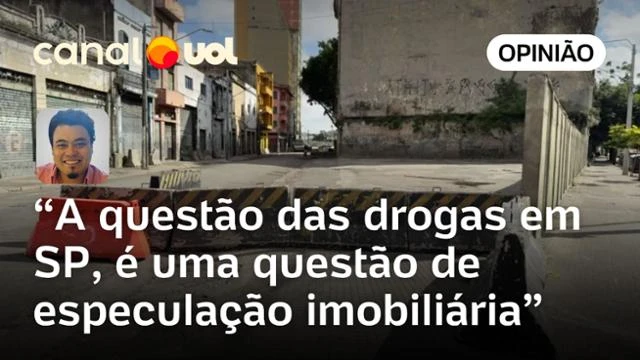Sakamoto: soluções para cracolândia vão ao encontro dos interesses imobiliários e não necessariamente dos sociais