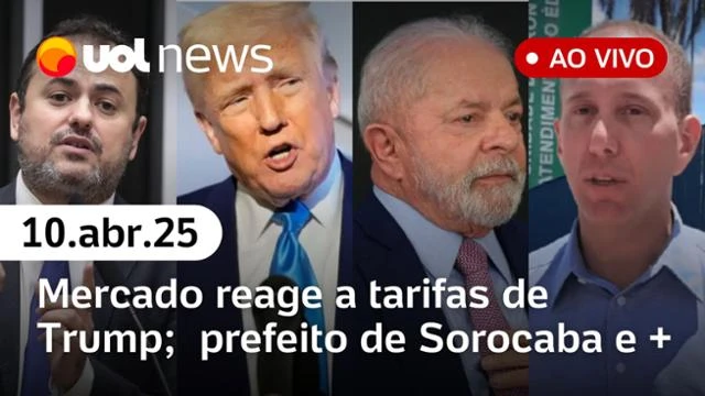 UOL News com Diego Sarza | Programa completo | 10 de abril de 2025