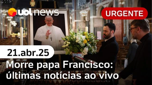 UOL News 1ª Edição com Natália Mota | Programa completo | 21 de abril de 2025